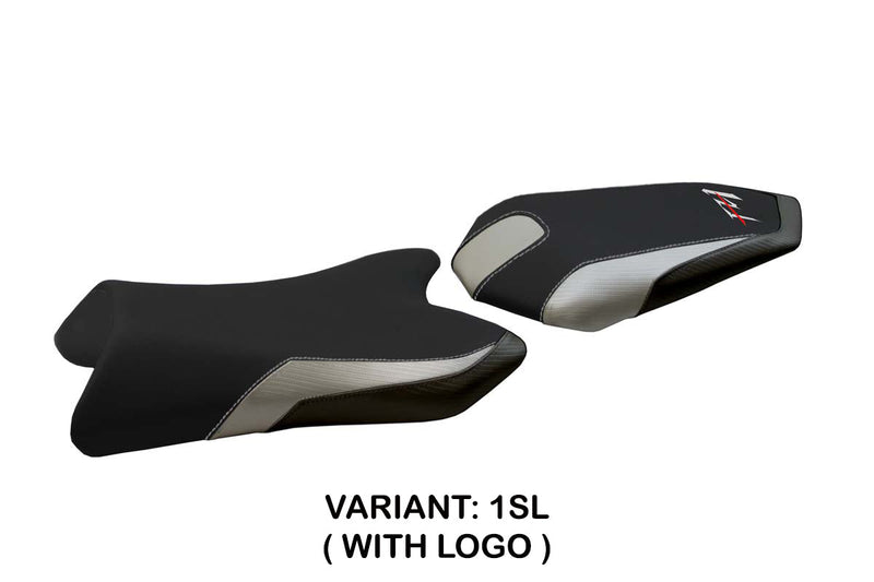 Yamaha FZ1 2006-2016 Seat Cover Tappezzeria Italia in Silver and Black