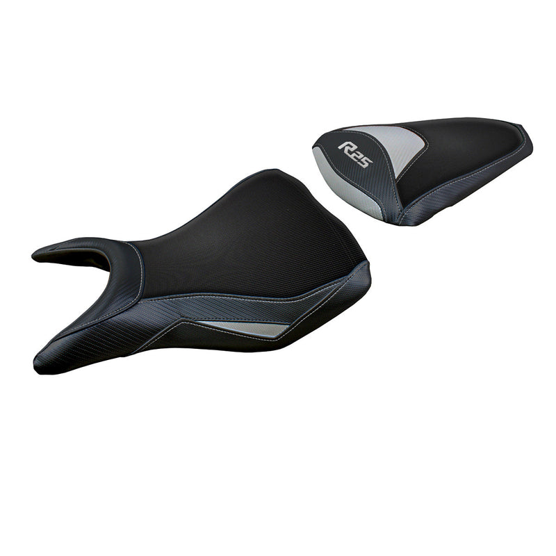 Yamaha YZF R25 2014-2020 Seat Cover Tappezzeria Italia in Silver