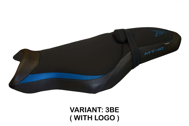 Yamaha MT 10 FZ10 2017-2024 Seat Cover Tappezzeria Italia in Blue and Black