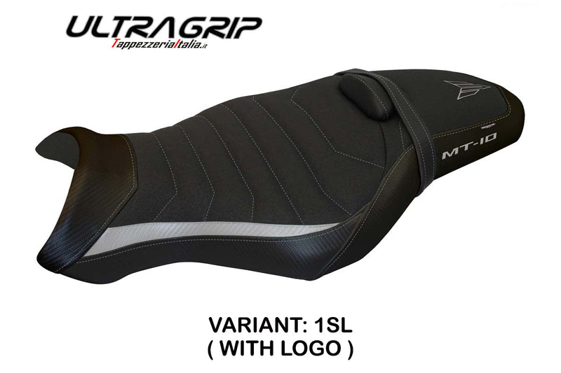 Yamaha MT 10 FZ10 2017-2024 Seat Cover Tappezzeria Italia Ultragrip in Silver