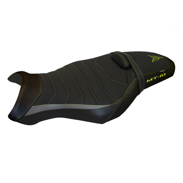 Yamaha MT 10 FZ10 2017-2024 Seat Cover Tappezzeria Italia Ultragrip in Grey and Yellow