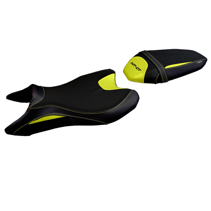 Yamaha MT07 FZ07 2018-2024 Seat Cover Tappezzeria Italia Comfort in Yellow