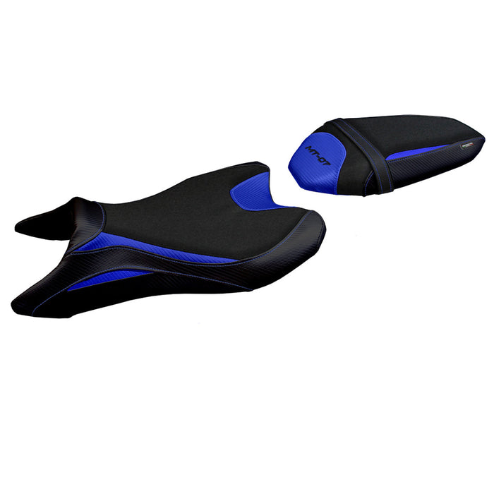 Yamaha MT07 FZ07 2018-2024 Seat Cover Tappezzeria Italia Ultragrip in Blue