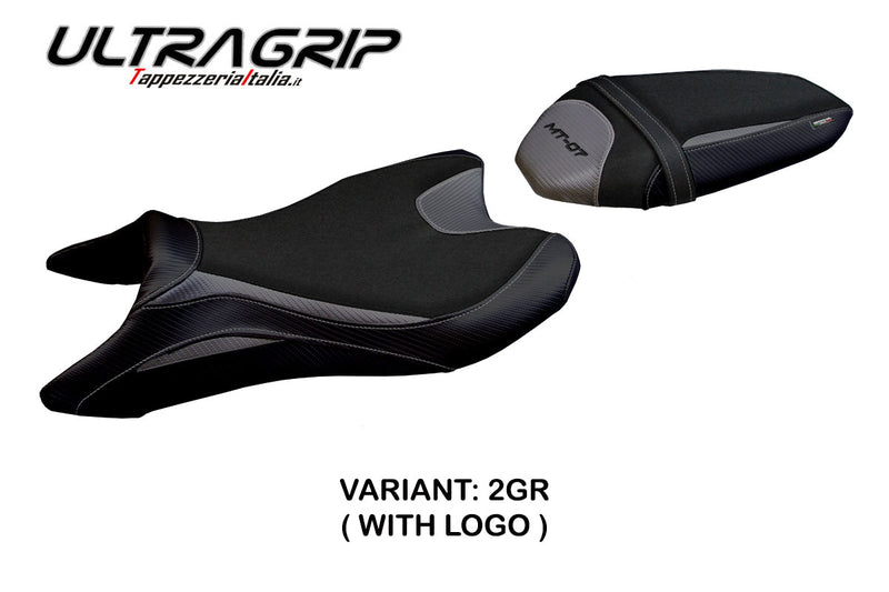 Yamaha MT07 FZ07 2018-2024 Seat Cover Tappezzeria Italia Ultragrip in Grey