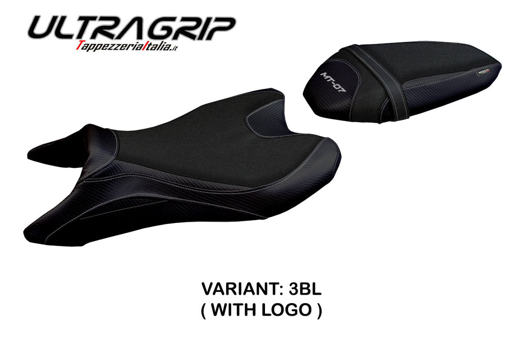 Yamaha MT07 FZ07 2018-2024 Seat Cover Tappezzeria Italia Ultragrip in Black