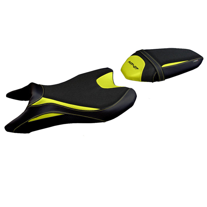 Yamaha MT07 FZ07 2018-2024 Seat Cover Tappezzeria Italia Ultragrip in Yellow