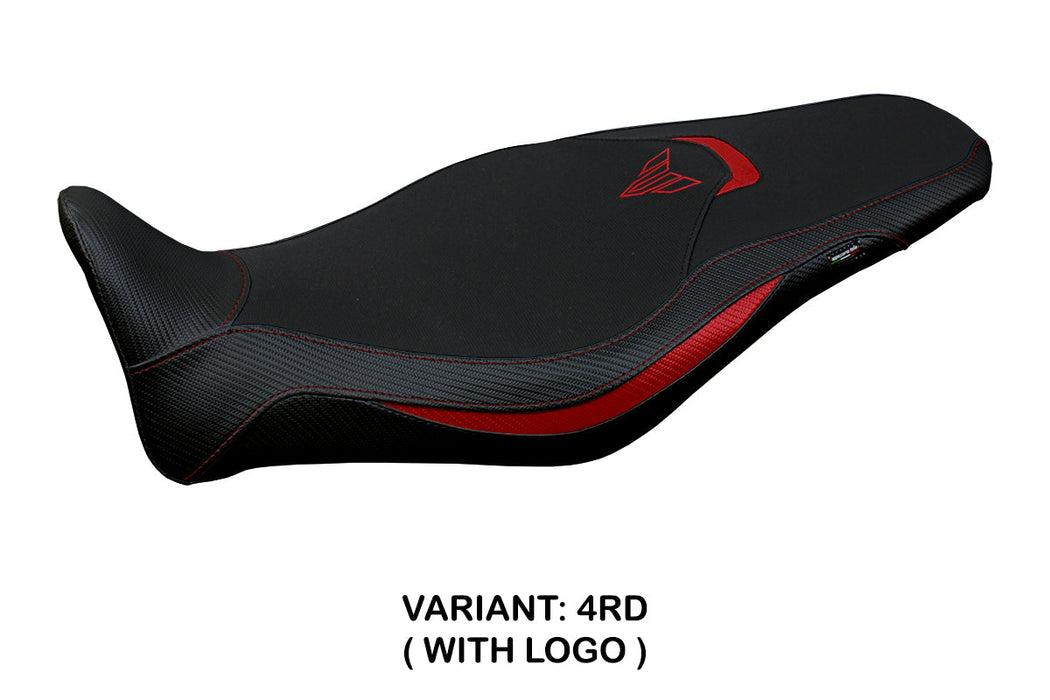 Yamaha MT 09 FZ09 2021-2024 Seat Cover Tappezzeria Italia in Red and Black