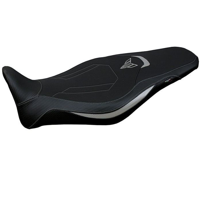 Yamaha MT 09 FZ09 2021-2024 Seat Cover Tappezzeria Italia Comfort in Silver and Black