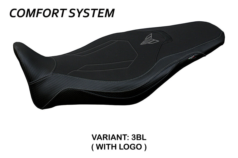Yamaha MT 09 FZ09 2021-2024 Seat Cover Tappezzeria Italia Comfort in Black