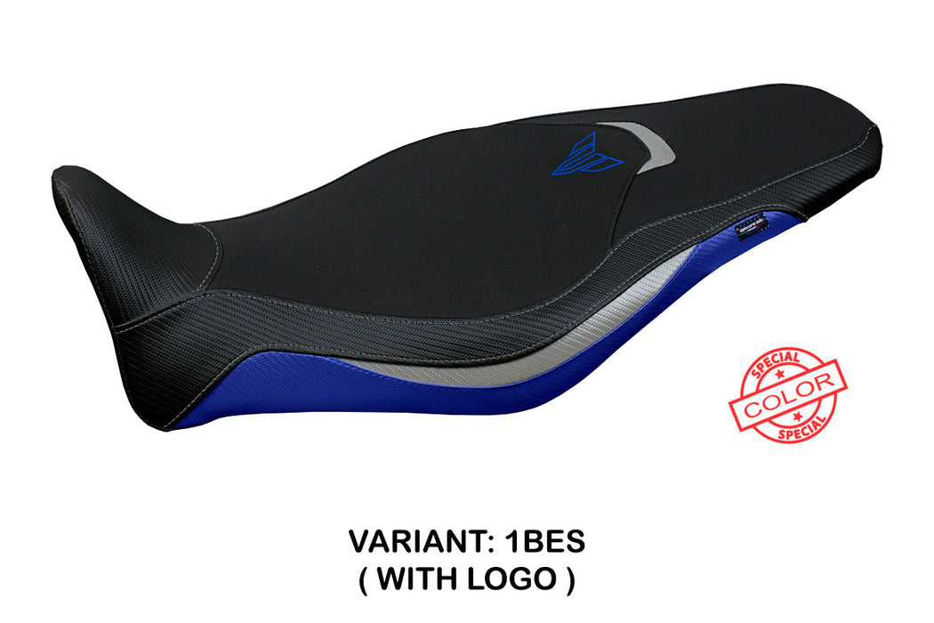 Yamaha MT 09 FZ09 2021-2024 Seat Cover Tappezzeria Italia in Blue, Silver and Black