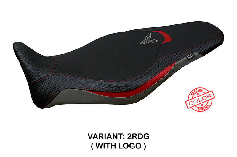 Yamaha MT 09 FZ09 2021-2024 Seat Cover Tappezzeria Italia in Red, Grey and Black
