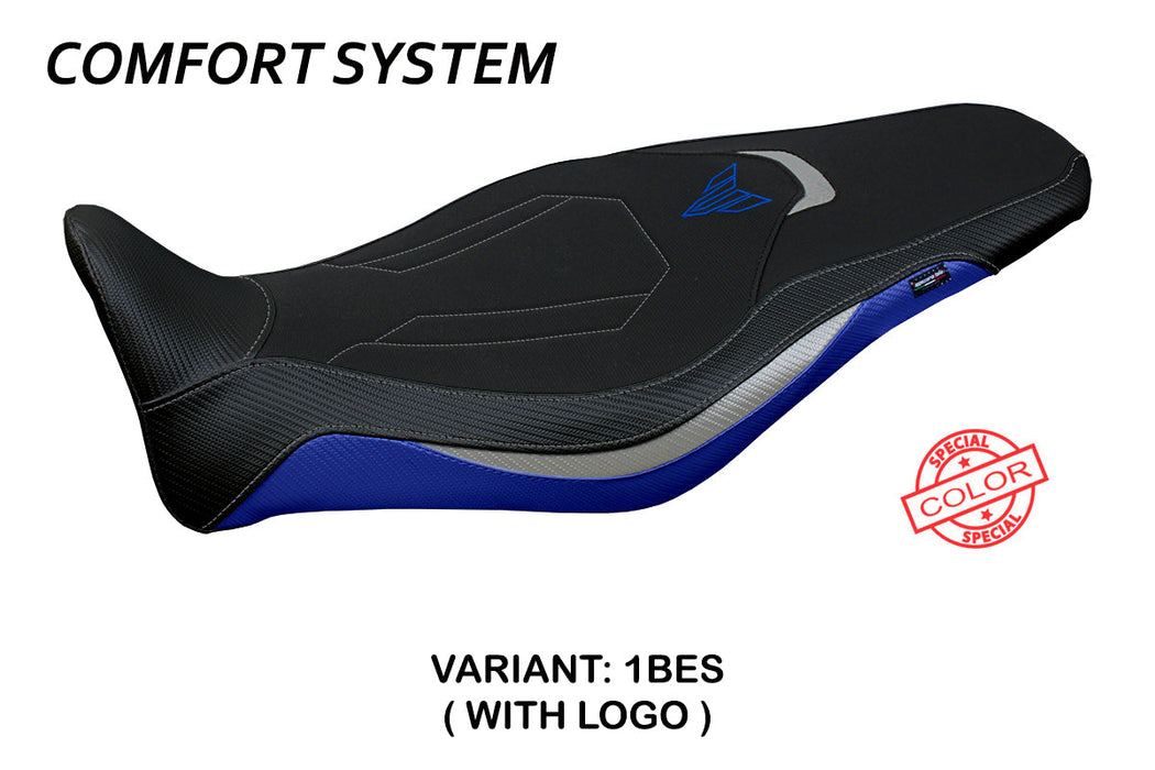 Yamaha MT 09 FZ09 2021-2024 Seat Cover Tappezzeria Italia Comfort in Red, Grey and Black