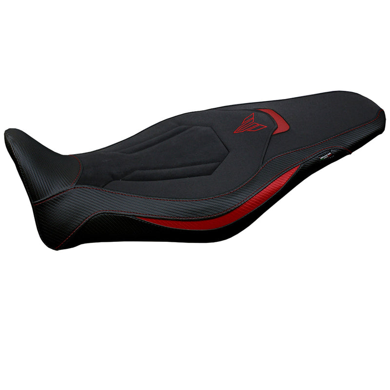 Yamaha MT 09 FZ09 2021-2024 Seat Cover Tappezzeria Italia Ultragrip in Red and Black
