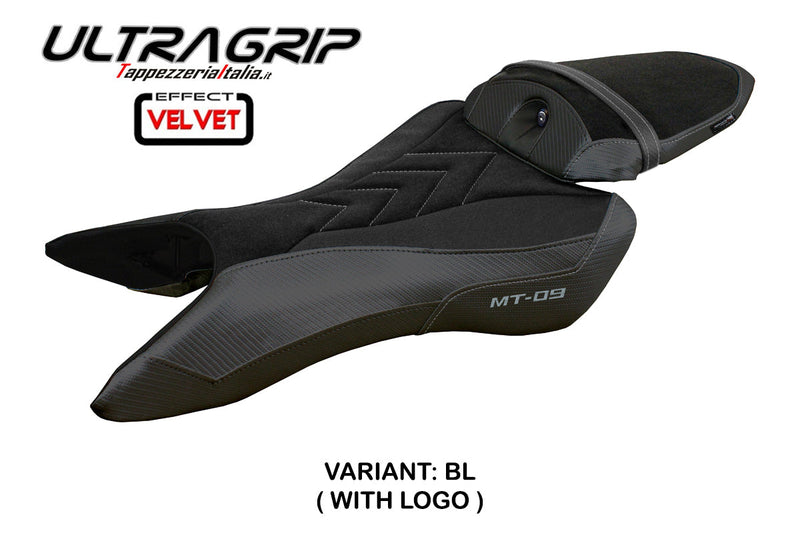 Yamaha MT-09 2024 Seat Cover Tappezzeria Ultragrip Suede Black