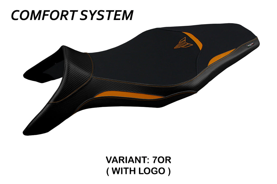 Yamaha MT 09 FZ09 2013-2020 Seat Cover Tappezzeria Italia Comfort in Orange