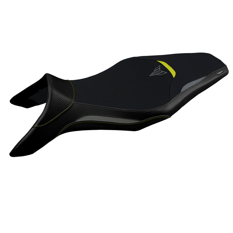 Yamaha MT 09 FZ09 2013-2020 Seat Cover Tappezzeria Italia in Grey and Yellow