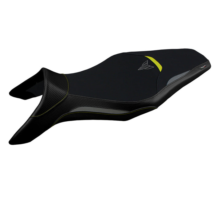 Yamaha MT 09 FZ09 2013-2020 Seat Cover Tappezzeria Italia in Grey and Yellow