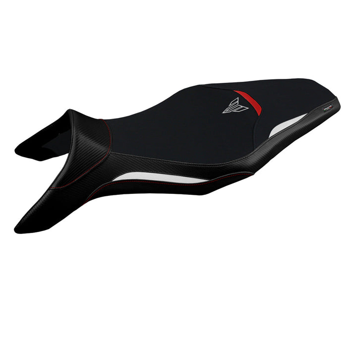 Yamaha MT 09 FZ09 2013-2020 Seat Cover Tappezzeria Italia in White and Red