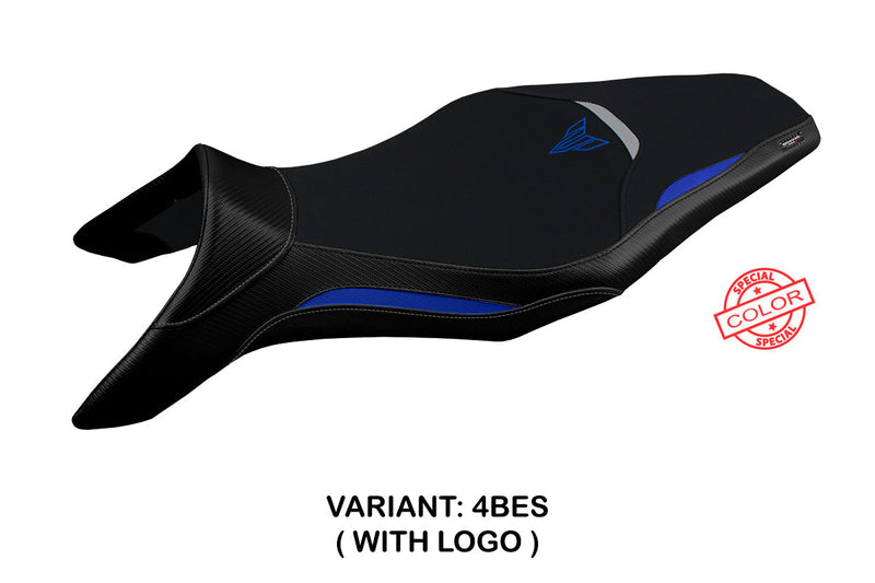 Yamaha MT 09 FZ09 2013-2020 Seat Cover Tappezzeria Italia in Blue and Silver