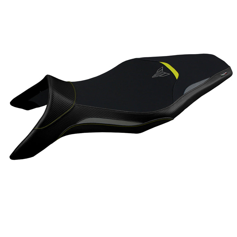 Yamaha MT 09 FZ09 2013-2020 Seat Cover Tappezzeria Italia Comfort in Grey and Yellow