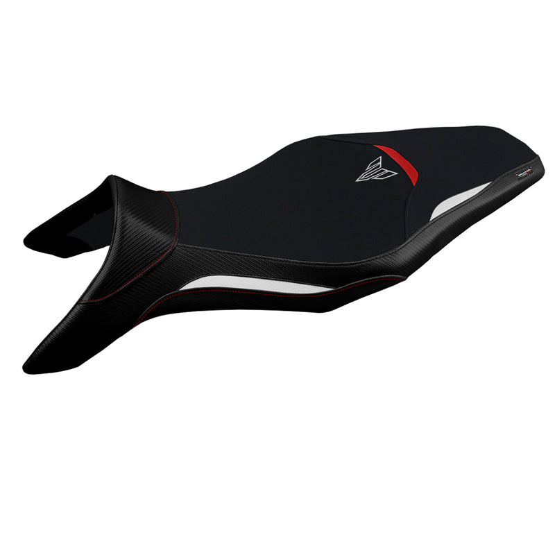 Yamaha MT 09 FZ09 2013-2020 Seat Cover Tappezzeria Italia Comfort in White and Red
