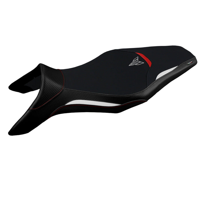 Yamaha MT 09 FZ09 2013-2020 Seat Cover Tappezzeria Italia Comfort in White and Red