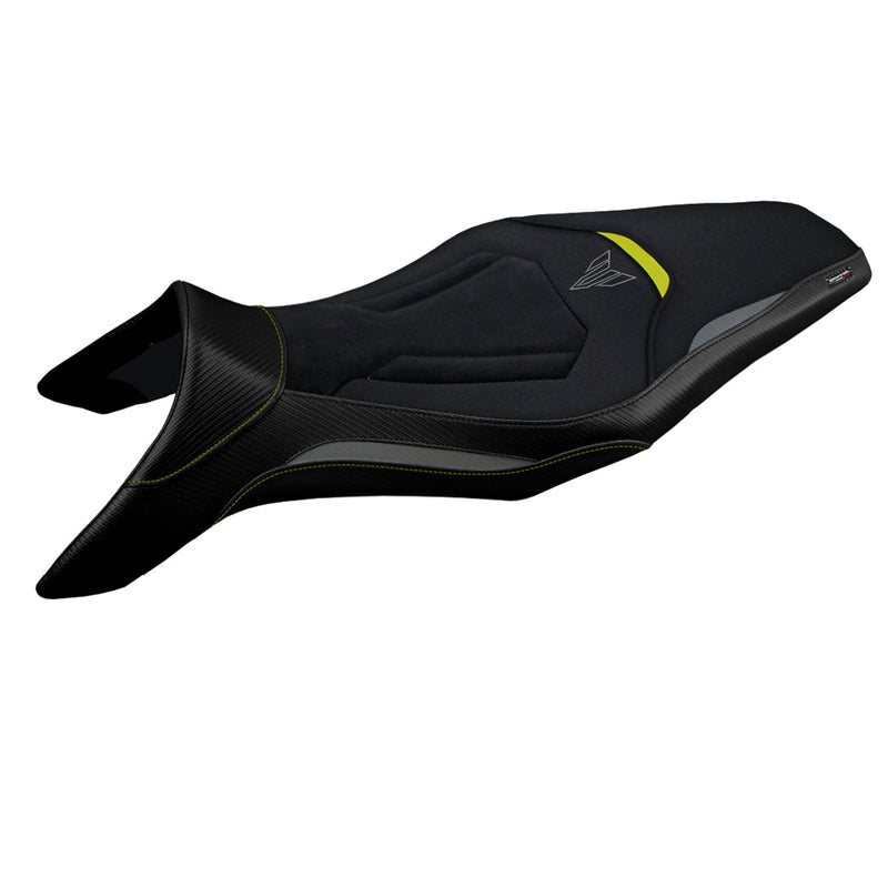 Yamaha MT 09 FZ09 2013-2020 Seat Cover Tappezzeria Italia Ultragrip in Grey and Yellow