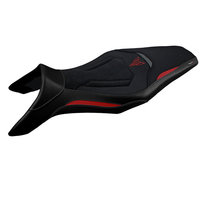 Yamaha MT 09 FZ09 2013-2020 Seat Cover Tappezzeria Italia Ultragrip in Red and Grey
