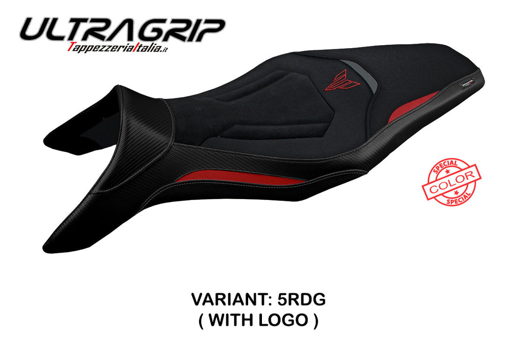 Yamaha MT 09 FZ09 2013-2020 Seat Cover Tappezzeria Italia Ultragrip in Red and Grey