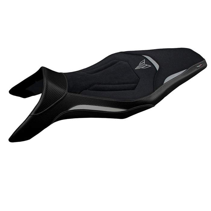 Yamaha MT 09 FZ09 2013-2020 Seat Cover Tappezzeria Italia Ultragrip in Silver