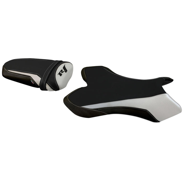 Yamaha YZF R1 2004-2006 Seat Cover Tappezzeria Italia in White and Black