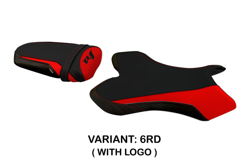 Yamaha YZF R1 2004-2006 Seat Cover Tappezzeria Italia in Red and Black