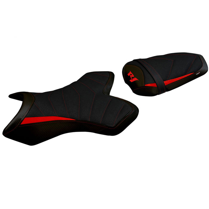 Yamaha YZF R1 2004-2006 Seat Cover Tappezzeria Italia Ultragrip in Red and Black