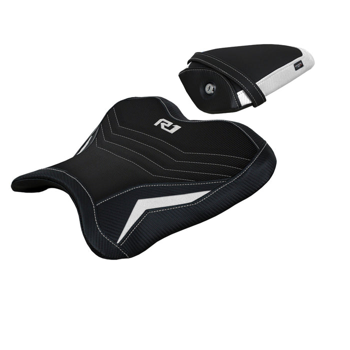 Yamaha YZF R1 2015-2024 Seat Cover Tappezzeria Italia Comfort in White