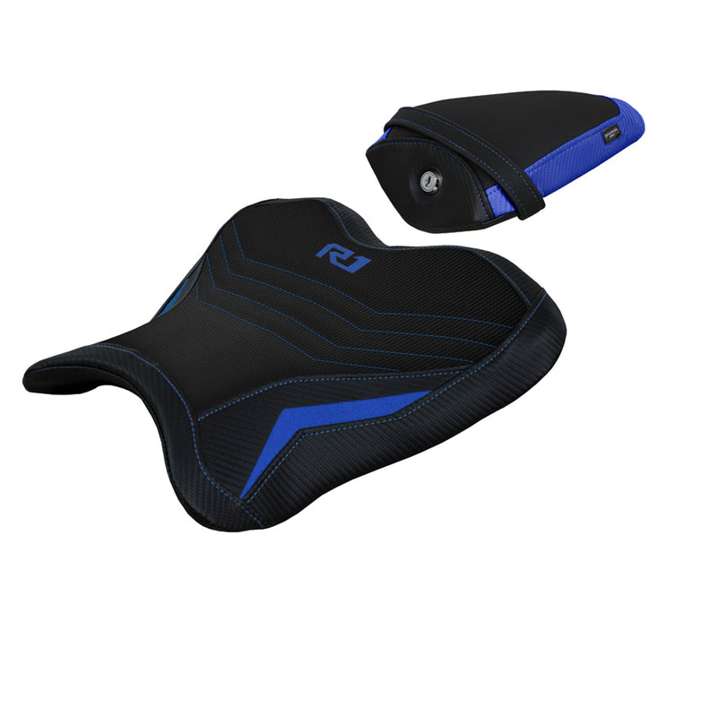 Yamaha YZF R1 2015-2024 Seat Cover Tappezzeria Italia Comfort in Blue