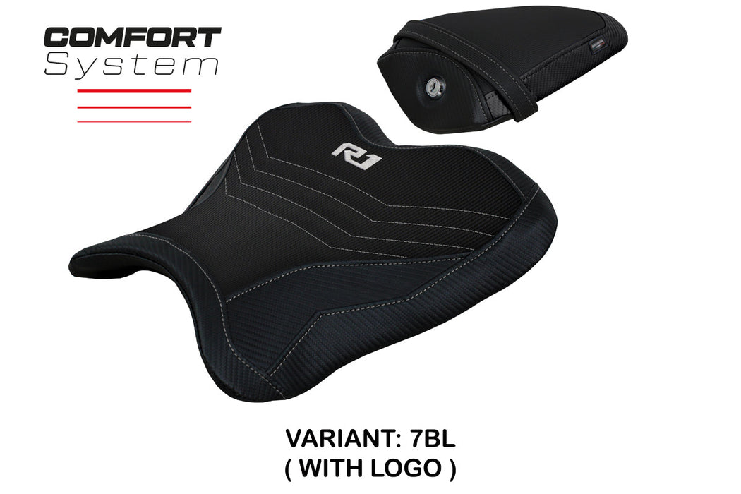Yamaha YZF R1 2015-2024 Seat Cover Tappezzeria Italia Comfort in Black