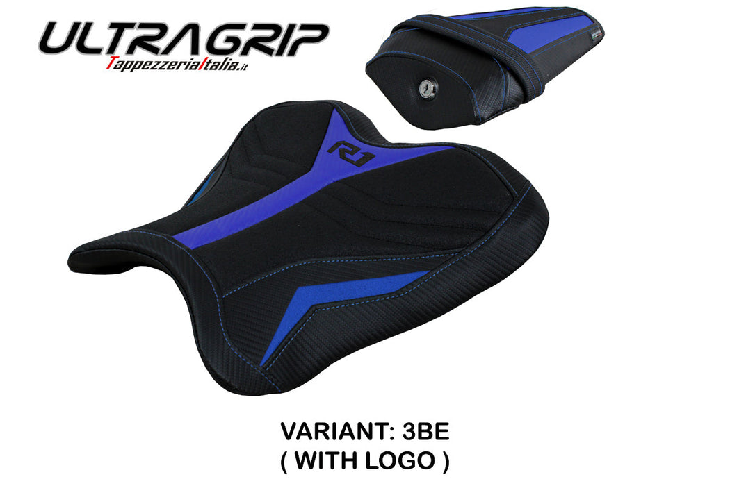 Yamaha YZF R1 2015-2024 Seat Cover Tappezzeria Italia ini Ultragrip Blue
