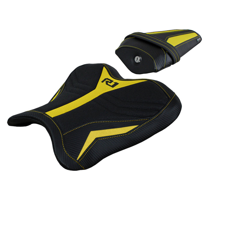 Yamaha YZF R1 2015-2024 Seat Cover Tappezzeria Italia Ultragrip in Yellow