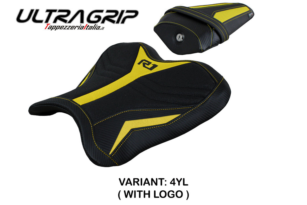 Yamaha YZF R1 2015-2024 Seat Cover Tappezzeria Italia Ultragrip in Yellow
