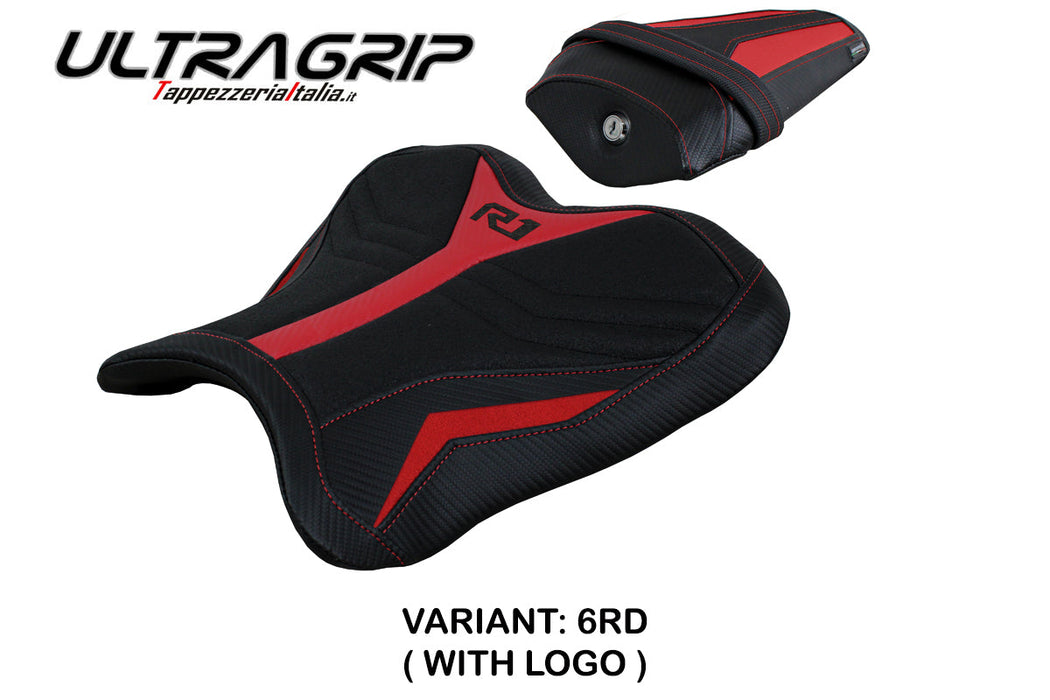 Yamaha YZF R1 2015-2024 Seat Cover Tappezzeria Italia Ultragrip in Red