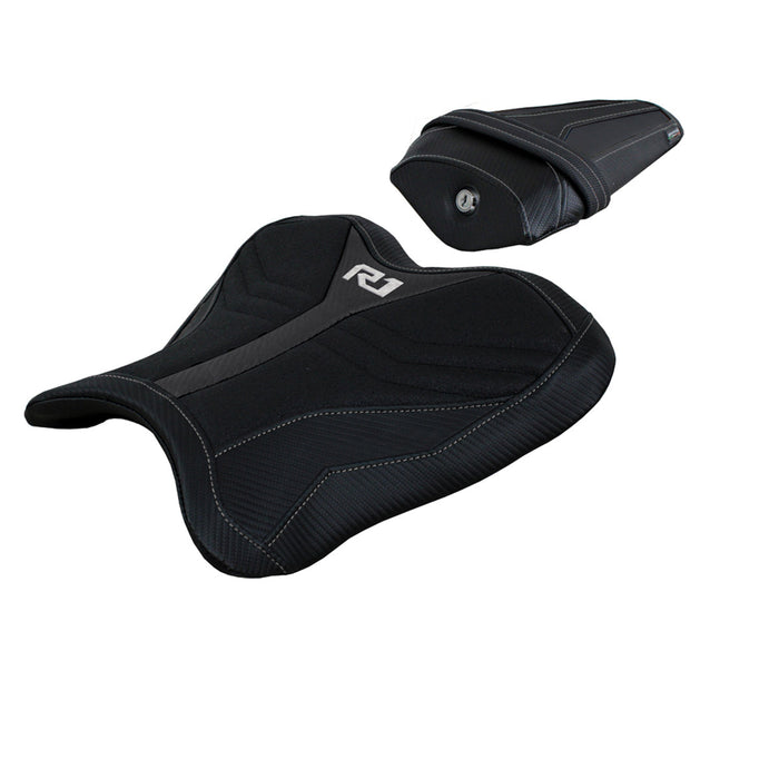 Yamaha YZF R1 2015-2024 Seat Cover Tappezzeria Italia Ultragrip in Black