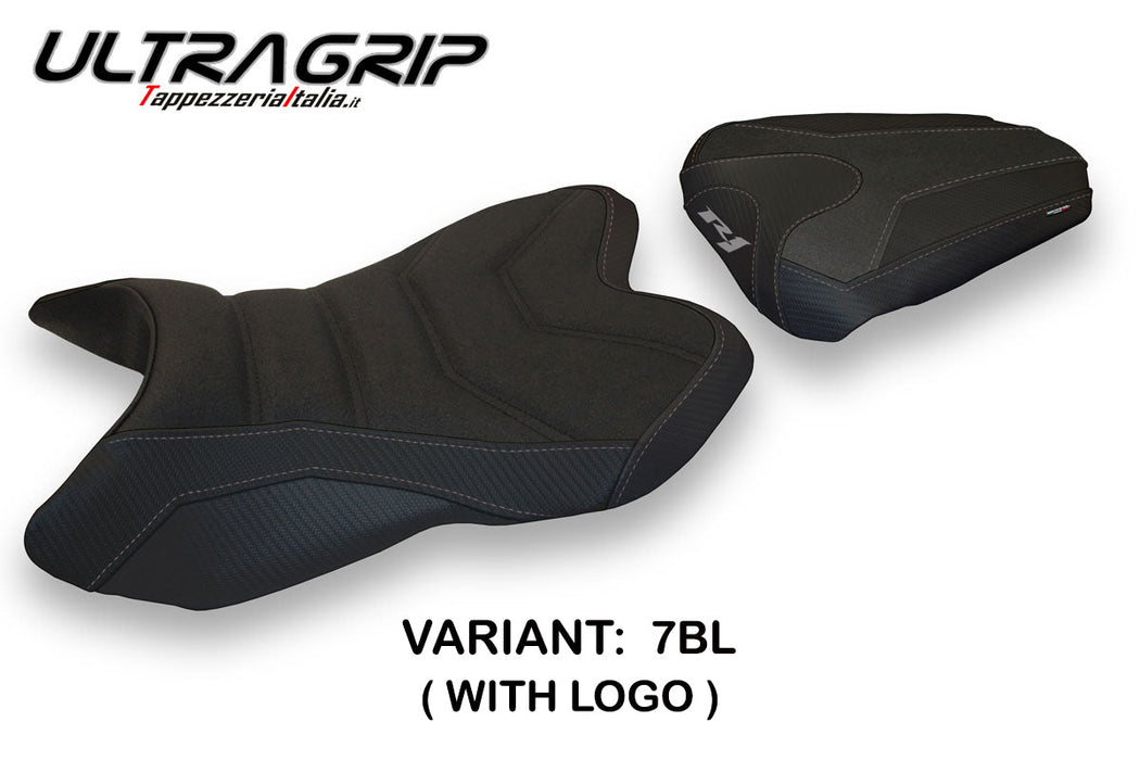Yamaha YZF R1 2007-2008 Seat Cover Tappezzeria Italia Ultragrip in Black
