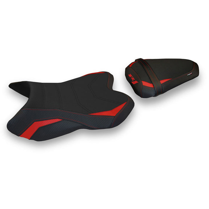 Yamaha YZF R1 2007-2008 Seat Cover Tappezzeria Italia Comfort in Red and Black