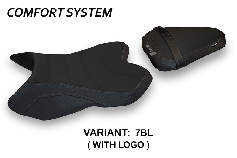 Yamaha YZF R1 2007-2008 Seat Cover Tappezzeria Italia Comfort in Black