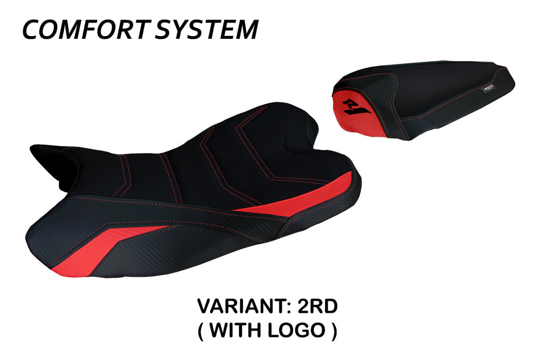 Yamaha YZF R1 2009-2014 Seat Cover Tappezzeria Italia Comfort in Red