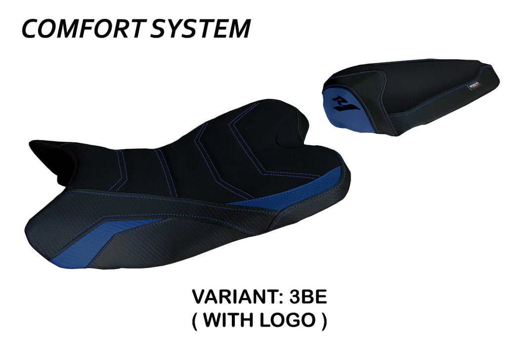 Yamaha YZF R1 2009-2014 Seat Cover Tappezzeria Italia Comfort in Blue