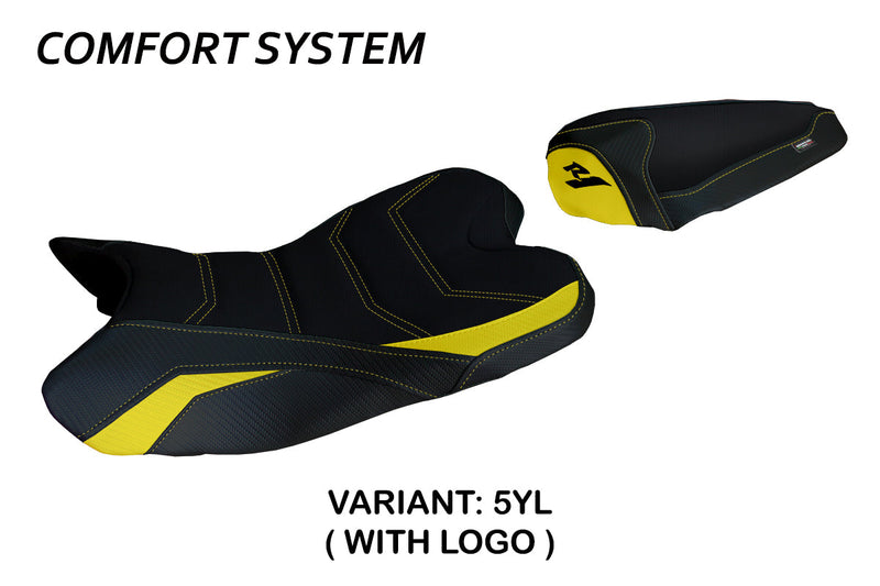 Yamaha YZF R1 2009-2014 Seat Cover Tappezzeria Italia Comfort in Yellow