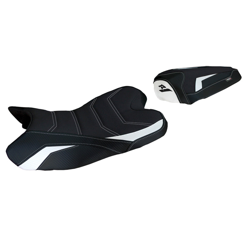 Yamaha YZF R1 2009-2014 Seat Cover Tappezzeria Italia Ultragrip in White