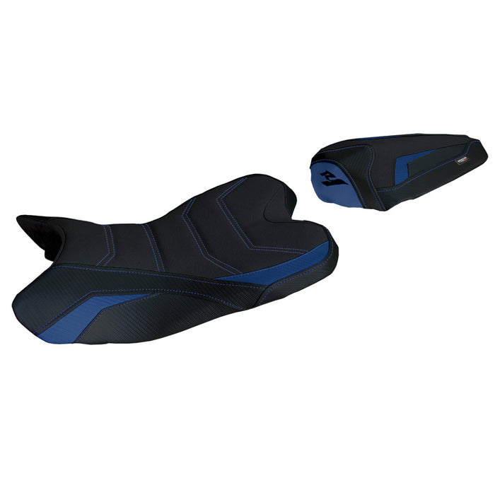 Yamaha YZF R1 2009-2014 Seat Cover Tappezzeria Italia Ultragrip in Blue