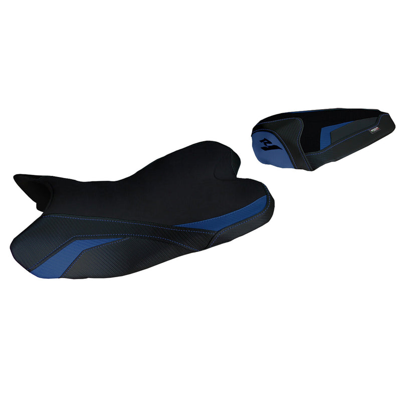Yamaha YZF R1 2009-2014 Seat Cover Tappezzeria Italia in Blue and Black